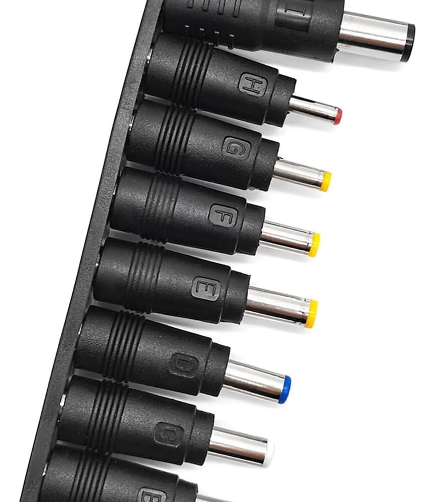 Quacc 10 PCS Universal 5.5 x 2.1 mm DC Connector Jack Power Adapter