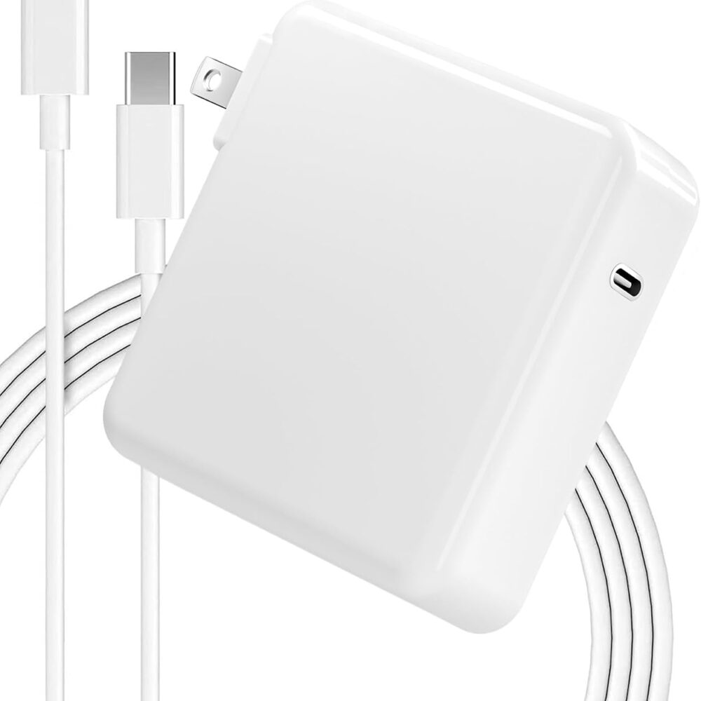 Mac Book Pro Charger - 100W USB C Charger Fast Compatible with MacBook pro/Air iPad Pro 12.9, 11 inch 2025-2018 M5 M4 M3 M2 M1 and All USB-C Laptops and Phones